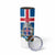 Personalised Iceland Christmas Skinny Tumbler Puffin Santa Winter Flag Style - Wonder Print Shop