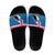 Personalised Iceland Christmas Slide Sandals Puffin Santa Winter Flag Style - Wonder Print Shop