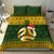 Australia Matildas Christmas Bedding Set Merry Xmas 2023 National Color - Wonder Print Shop