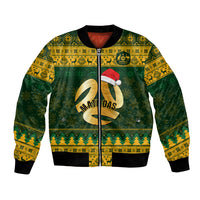 Personalised Australia Matildas Christmas Bomber Jacket Merry Xmas 2023 National Color - Wonder Print Shop