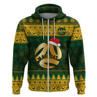 Personalised Australia Matildas Christmas Hoodie Merry Xmas 2023 National Color - Wonder Print Shop