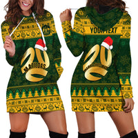 Personalised Australia Matildas Christmas Hoodie Dress Merry Xmas 2023 National Color - Wonder Print Shop