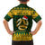 Personalised Australia Matildas Christmas Kid Hawaiian Shirt Merry Xmas 2023 National Color - Wonder Print Shop