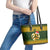 Australia Matildas Christmas Leather Tote Bag Merry Xmas 2023 National Color - Wonder Print Shop