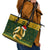 Australia Matildas Christmas Leather Tote Bag Merry Xmas 2023 National Color - Wonder Print Shop