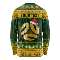 Personalised Australia Matildas Christmas Long Sleeve Shirt Merry Xmas 2023 National Color - Wonder Print Shop
