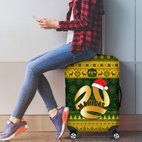 Australia Matildas Christmas Luggage Cover Merry Xmas 2023 National Color - Wonder Print Shop