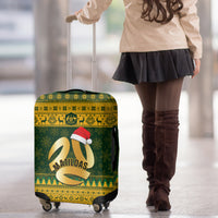 Australia Matildas Christmas Luggage Cover Merry Xmas 2023 National Color - Wonder Print Shop