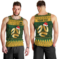 Personalised Australia Matildas Christmas Men Tank Top Merry Xmas 2023 National Color - Wonder Print Shop