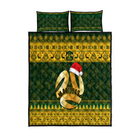 Australia Matildas Christmas Quilt Bed Set Merry Xmas 2023 National Color - Wonder Print Shop