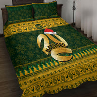 Australia Matildas Christmas Quilt Bed Set Merry Xmas 2023 National Color - Wonder Print Shop