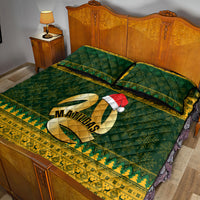 Australia Matildas Christmas Quilt Bed Set Merry Xmas 2023 National Color - Wonder Print Shop