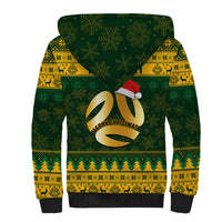 Personalised Australia Matildas Christmas Sherpa Hoodie Merry Xmas 2023 National Color - Wonder Print Shop