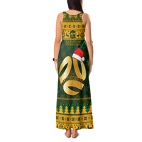 Personalised Australia Matildas Christmas Tank Maxi Dress Merry Xmas 2023 National Color - Wonder Print Shop