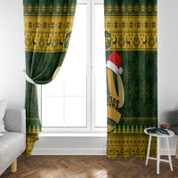 Australia Matildas Christmas Window Curtain Merry Xmas 2023 National Color - Wonder Print Shop
