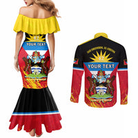 personalised-antigua-and-barbuda-independence-day-couples-matching-mermaid-dress-and-long-sleeve-button-shirts-42nd-anniversary-flag-style