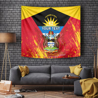 Personalised Antigua And Barbuda Independence Day Tapestry 42nd Anniversary Flag Style - Wonder Print Shop