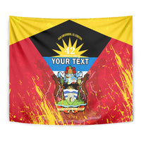 Personalised Antigua And Barbuda Independence Day Tapestry 42nd Anniversary Flag Style - Wonder Print Shop