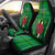 Dominica Independence Day Car Seat Cover Dominik Sisserou Parrot With Madras Pattern - Wonder Print Shop