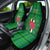 Dominica Independence Day Car Seat Cover Dominik Sisserou Parrot With Madras Pattern - Wonder Print Shop