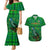 Dominica Independence Day Couples Matching Mermaid Dress and Hawaiian Shirt Dominik Sisserou Parrot With Madras Pattern - Wonder Print Shop