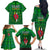 Dominica Independence Day Family Matching Off Shoulder Long Sleeve Dress and Hawaiian Shirt Dominik Sisserou Parrot With Madras Pattern - Wonder Print Shop