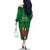Dominica Independence Day Family Matching Off Shoulder Long Sleeve Dress and Hawaiian Shirt Dominik Sisserou Parrot With Madras Pattern - Wonder Print Shop