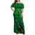 Dominica Independence Day Family Matching Off Shoulder Maxi Dress and Hawaiian Shirt Dominik Sisserou Parrot With Madras Pattern - Wonder Print Shop