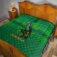 Dominica Independence Day Quilt Dominik Sisserou Parrot With Madras Pattern - Wonder Print Shop