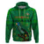 Personalised Dominica Independence Day Hoodie Dominik Sisserou Parrot With Madras Pattern - Wonder Print Shop