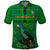Personalised Dominica Independence Day Polo Shirt Dominik Sisserou Parrot With Madras Pattern - Wonder Print Shop