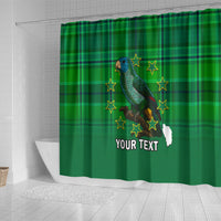 personalised-dominica-independence-day-shower-curtain-dominik-sisserou-parrot-with-madras-pattern