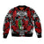 Mexico Day Of The Dead Bomber Jacket Mexican Sugar Skull Dia de los Muertos - Wonder Print Shop