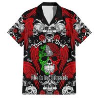 Mexico Day Of The Dead Family Matching Long Sleeve Bodycon Dress and Hawaiian Shirt Mexican Sugar Skull Dia de los Muertos - Wonder Print Shop