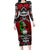 Mexico Day Of The Dead Family Matching Long Sleeve Bodycon Dress and Hawaiian Shirt Mexican Sugar Skull Dia de los Muertos - Wonder Print Shop