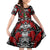 Mexico Day Of The Dead Family Matching Off Shoulder Maxi Dress and Hawaiian Shirt Mexican Sugar Skull Dia de los Muertos - Wonder Print Shop
