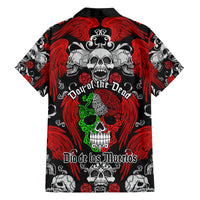 Mexico Day Of The Dead Family Matching Puletasi Dress and Hawaiian Shirt Mexican Sugar Skull Dia de los Muertos - Wonder Print Shop