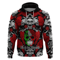 Mexico Day Of The Dead Hoodie Mexican Sugar Skull Dia de los Muertos - Wonder Print Shop