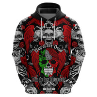 Mexico Day Of The Dead Hoodie Mexican Sugar Skull Dia de los Muertos - Wonder Print Shop