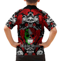 Mexico Day Of The Dead Kid Hawaiian Shirt Mexican Sugar Skull Dia de los Muertos - Wonder Print Shop
