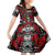 Mexico Day Of The Dead Kid Short Sleeve Dress Mexican Sugar Skull Dia de los Muertos - Wonder Print Shop