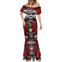 Mexico Day Of The Dead Mermaid Dress Mexican Sugar Skull Dia de los Muertos - Wonder Print Shop