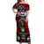 Mexico Day Of The Dead Off Shoulder Maxi Dress Mexican Sugar Skull Dia de los Muertos - Wonder Print Shop
