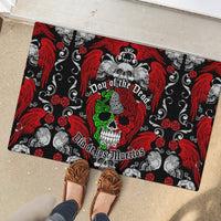 Mexico Day Of The Dead Rubber Doormat Mexican Sugar Skull Dia de los Muertos - Wonder Print Shop