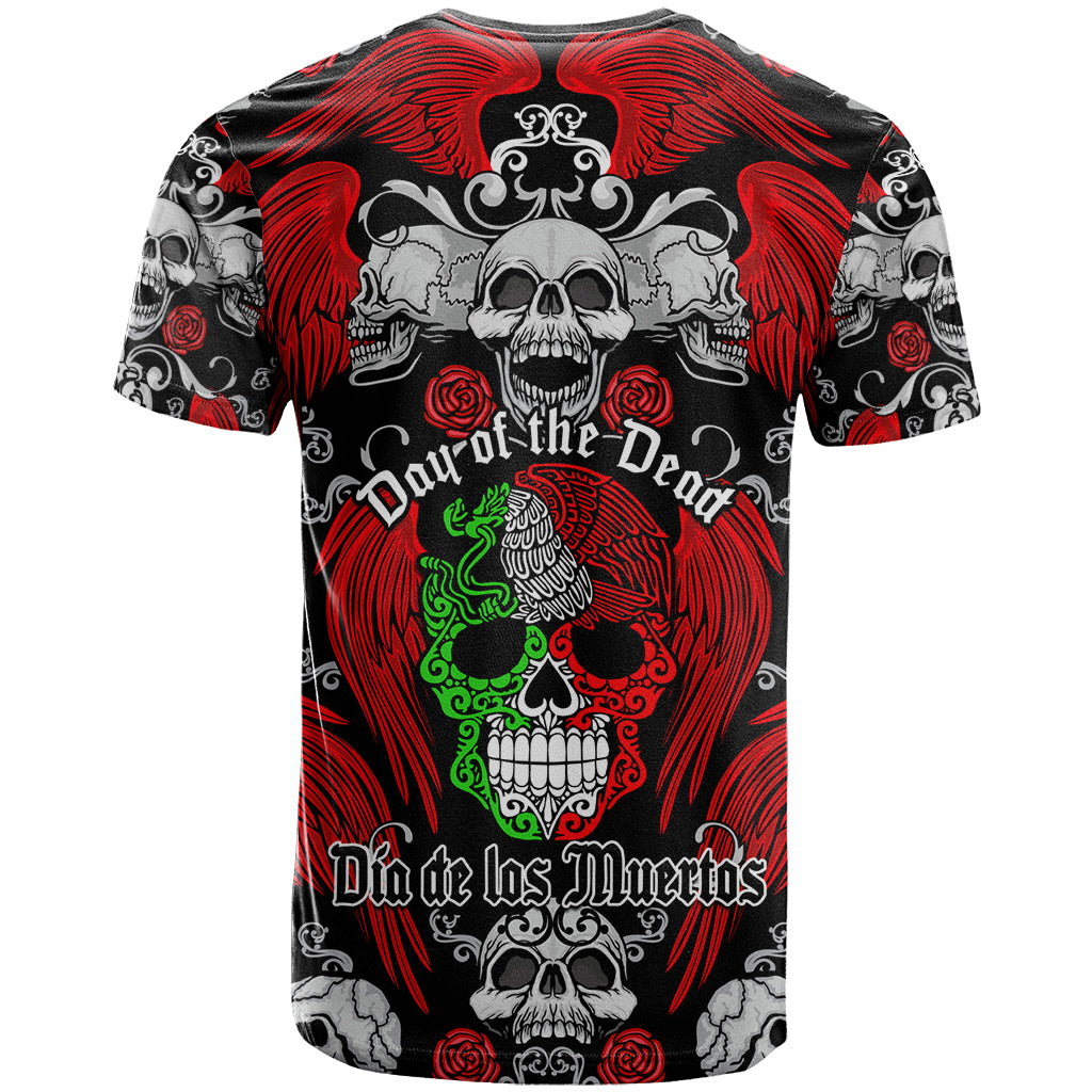 Mexico Day Of The Dead T Shirt Mexican Sugar Skull Dia de los Muertos - Wonder Print Shop