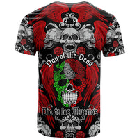 Mexico Day Of The Dead T Shirt Mexican Sugar Skull Dia de los Muertos - Wonder Print Shop