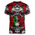 Mexico Day Of The Dead Women V Neck T Shirt Mexican Sugar Skull Dia de los Muertos - Wonder Print Shop