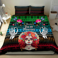 Mexico Day Of The Dead Bedding Set Mexican La Catrina Dia de los Muertos - Wonder Print Shop