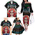 Personalised Mexico Day Of The Dead Family Matching Off Shoulder Long Sleeve Dress and Hawaiian Shirt Mexican La Catrina Dia de los Muertos - Wonder Print Shop