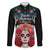 Personalised Mexico Day Of The Dead Family Matching Off Shoulder Maxi Dress and Hawaiian Shirt Mexican La Catrina Dia de los Muertos - Wonder Print Shop
